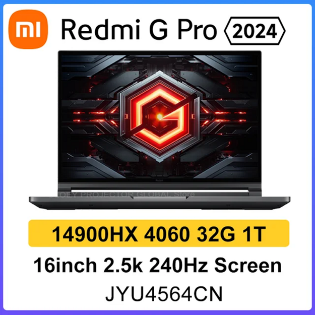 Xiaomi Redmi G PRO 16" 2024 (i9/16Gb/1Tb/NVIDIA GeForce RTX 4060/Windows 11 Home)